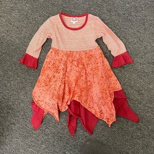 Lilli Lovebird Handkerchief Dress Sz 4